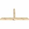 Ekena Millwork Eugene Rough Sawn Timber Gable Bracket, Douglas Fir, 96"W x 52"H x 6"D x 6"F, 13/12 Pitch GBW096X52X0606EUG00RDF - alternate 3